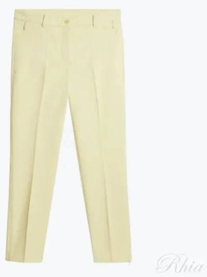 Pia Mid-Rise Crop Pants Wax Yellow - J.LINDEBERG - BALAAN 2