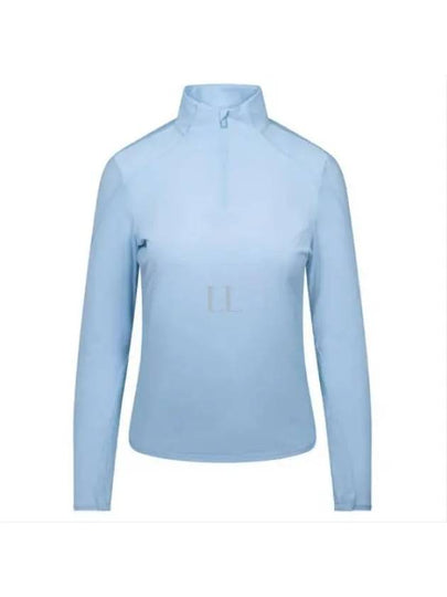 Women'S Sun Shield Quarter Zip Long Sleeve T-Shirt Skye - G/FORE - BALAAN 2