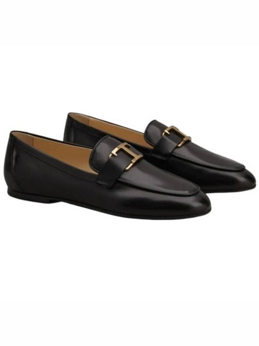 Tods T Timeless Leather Loafers Black - TOD'S - BALAAN 2