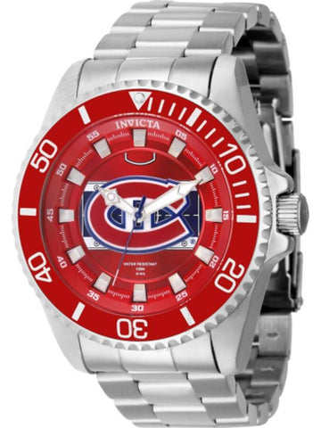 Invicta NHL Montreal Canadiens Quartz Red Dial Men's Watch 42261 - INVICTA - BALAAN 1