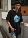 Dolphin oversized t shirt black - MSKN2ND - BALAAN 1