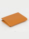 Calvi Duo Compact Card Holder Toffee B 74323 - HERMES - BALAAN 4