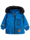 Kids Tiger Blue Parka Jacket 19710116 60 - MINI RODINI - BALAAN 5