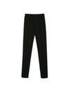 Women's Torino Side Zipper Straight Pants Nero - MAX MARA - BALAAN 1