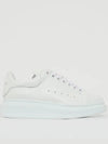 Oversized Leather Low Top Sneakers White - ALEXANDER MCQUEEN - BALAAN 4