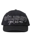 Sports 100 Low Pro Ball Cap Black - STUSSY - BALAAN 1