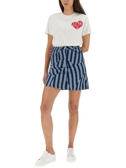 Kenzo Denim Skirt - KENZO - BALAAN 2