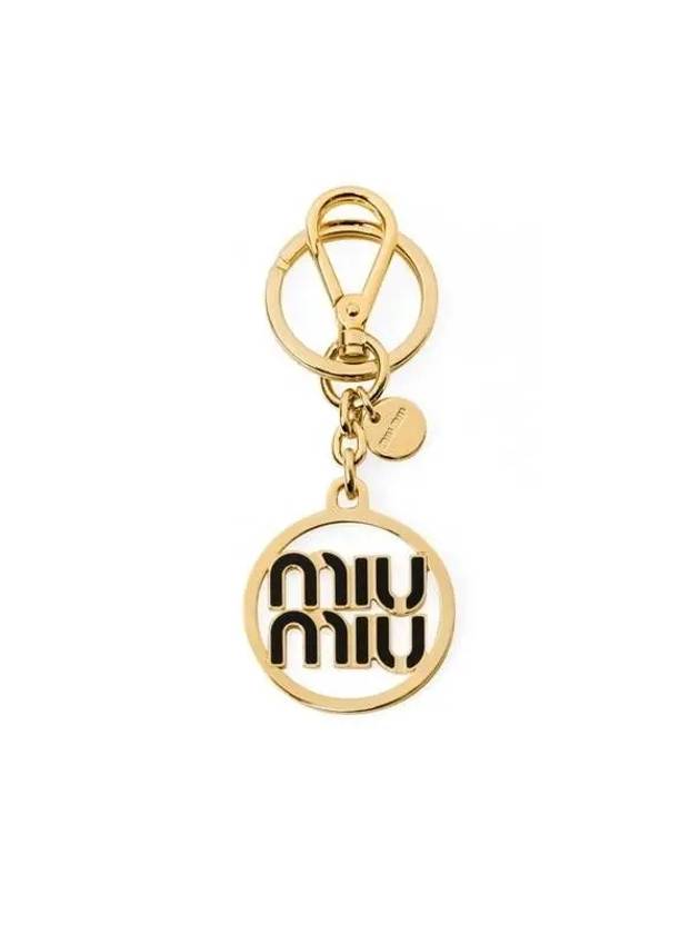 Logo Metal Keyholder Black - MIU MIU - BALAAN 2