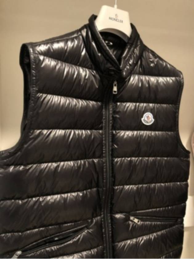 GUI Padded Vest Black 1A10700 53029 999 - MONCLER - BALAAN 4