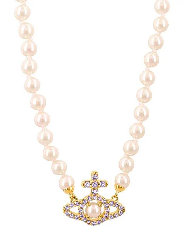 Women's Olympia Pearl Necklace Gold - VIVIENNE WESTWOOD - BALAAN 3