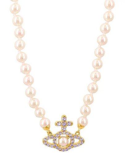 Women's Olympia Pearl Necklace Gold - VIVIENNE WESTWOOD - BALAAN 2