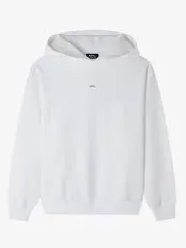 Boxy Micro Logo Hoodie White - A.P.C. - BALAAN 2