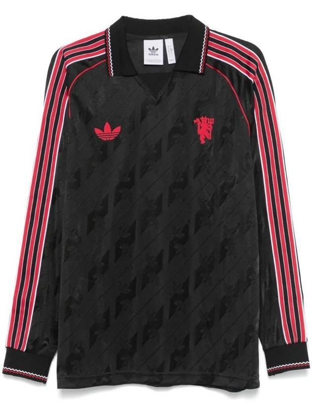 Manchester United LFSTLR Jersey Long Slevee T Shirt Black - ADIDAS - BALAAN 1