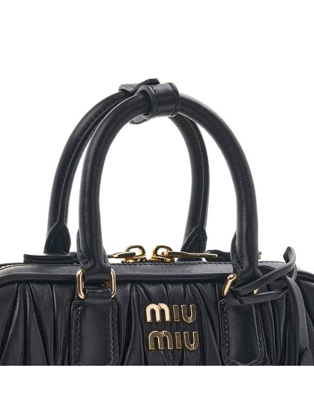 Arcadie Matelassé Mini Nappa Leather Cross Bag - MIU MIU - BALAAN 8