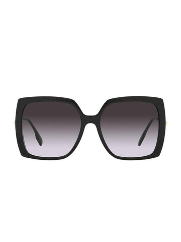 Eyewear Luna Round Oversize Sunglasses Black - BURBERRY - BALAAN 1