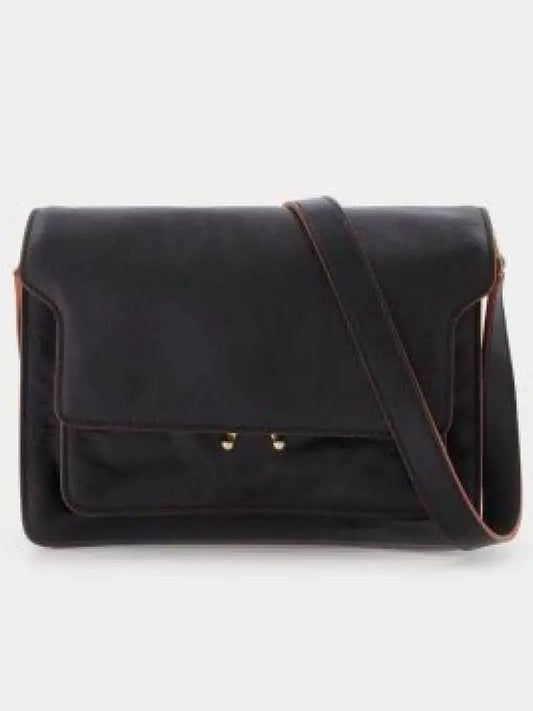 Trunk Soft Medium Shoulder Bag Black - MARNI - BALAAN 2
