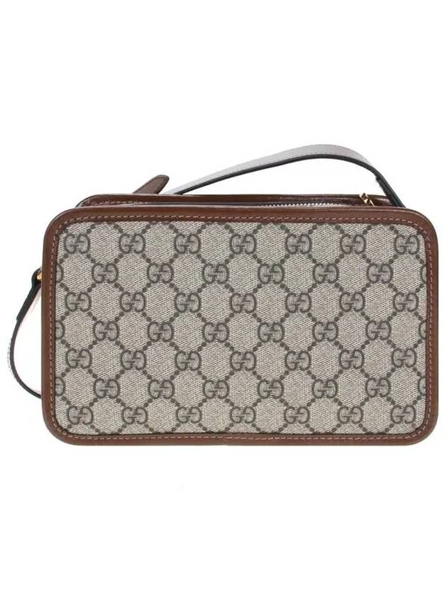 GG Interlocking Mini Cross Bag Brown - GUCCI - BALAAN 5