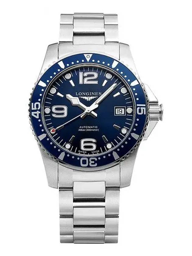 Hydro Conquest Automatic 39mm Steel Watch Blue - LONGINES - BALAAN 3