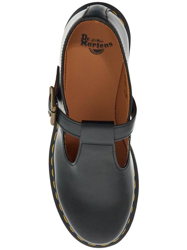 Polley Smooth Leather Mary Jane Loafer Black - DR. MARTENS - BALAAN 3