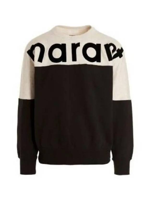 Howley Two Tone Logo Sweatshirt Faded Black - ISABEL MARANT - BALAAN 7