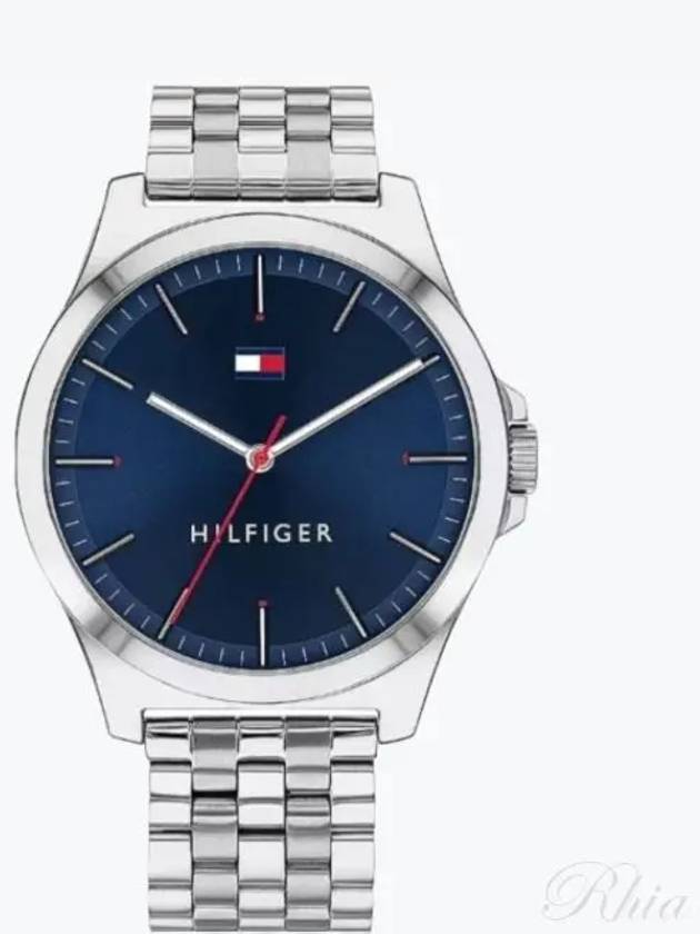 Men's Metal 42MM Watch Silver - TOMMY HILFIGER - BALAAN 2