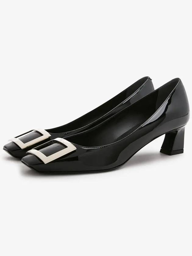 Trompette Metal Buckle Pumps Black - ROGER VIVIER - BALAAN 3