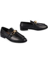 Astaire Signature Metallic Knot Detail Leather Loafers Black - BOTTEGA VENETA - BALAAN 7