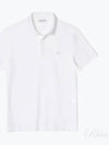 Men's Paris Regular Fit Stretch Cotton Pique Short Sleeve Polo Shirt White - LACOSTE - BALAAN 2