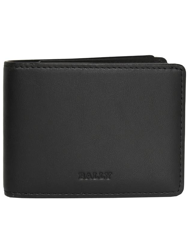 Bydan Logo Leather Bifold Wallet Black - BALLY - BALAAN 11