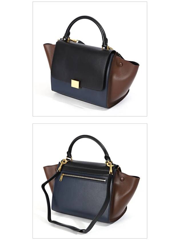 Trapeze Small Gold Plated 17468 3ZTC 38NO - CELINE - BALAAN 2