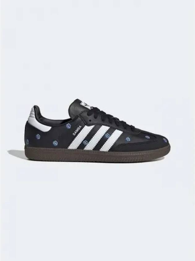 Samba OG Floral Low Top Sneakers Core Black - ADIDAS - BALAAN 2