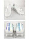 Men's Hologram Silver Tab Air Oversole Low Top Sneakers White - ALEXANDER MCQUEEN - BALAAN 5