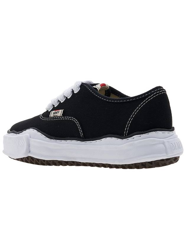 Baker OG Sole Canvas Low Top Sneakers Black - MAISON MIHARA YASUHIRO - BALAAN 4