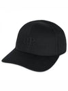 Embroidered Logo Ball Cap Black - CP COMPANY - BALAAN 2