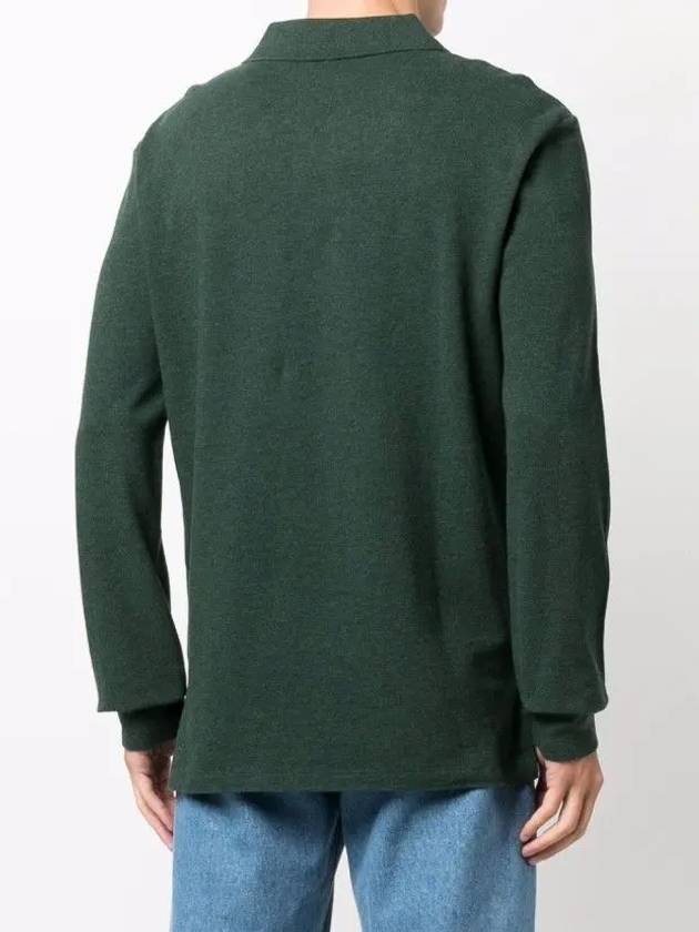 Red Pony Long Sleeve Polo T Shirt Dark Green Men 710681126 056 - POLO RALPH LAUREN - BALAAN 5