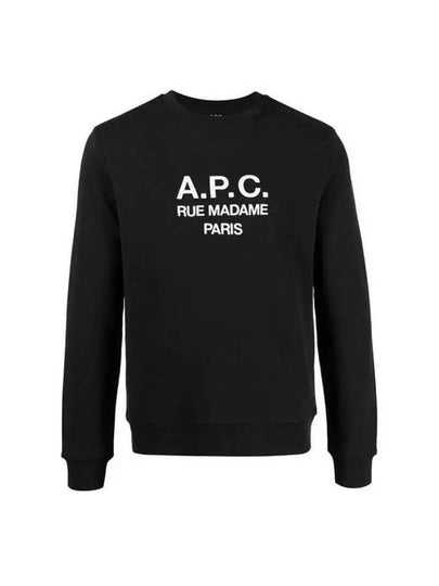 Rufus Embroidery Logo Sweatshirt Black - A.P.C. - BALAAN 2