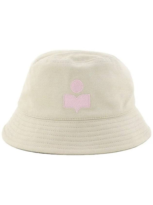 Haley Embroidered Logo Bucket Hat Ecru - ISABEL MARANT - BALAAN 2