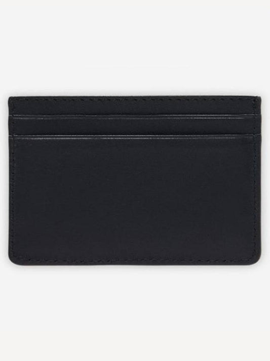 [MAISON KITSUNE] TRICOLOR FOX CARD HOLDER - BLACK - MAISON KITSUNE - BALAAN 2