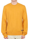 Men's Horsebit Crew Neck Cashmere Knit Top Orange - GUCCI - BALAAN 2