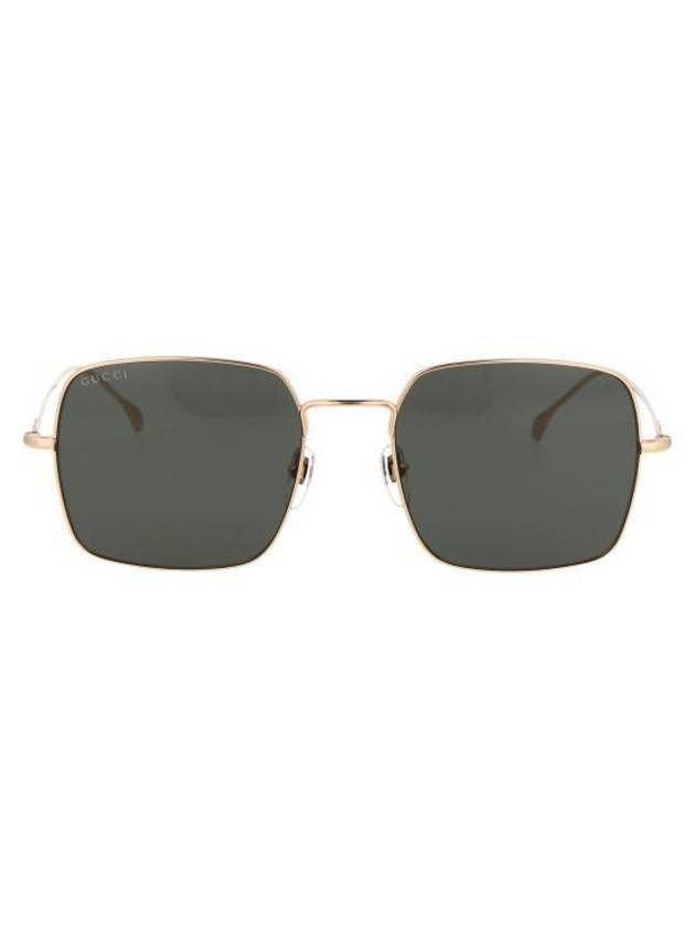 Eyewear Square Frame Sunglasses Gold Black - GUCCI - BALAAN 2