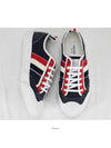 RWB Canvas Broguing Low Top Sneakers Blue - THOM BROWNE - BALAAN 3