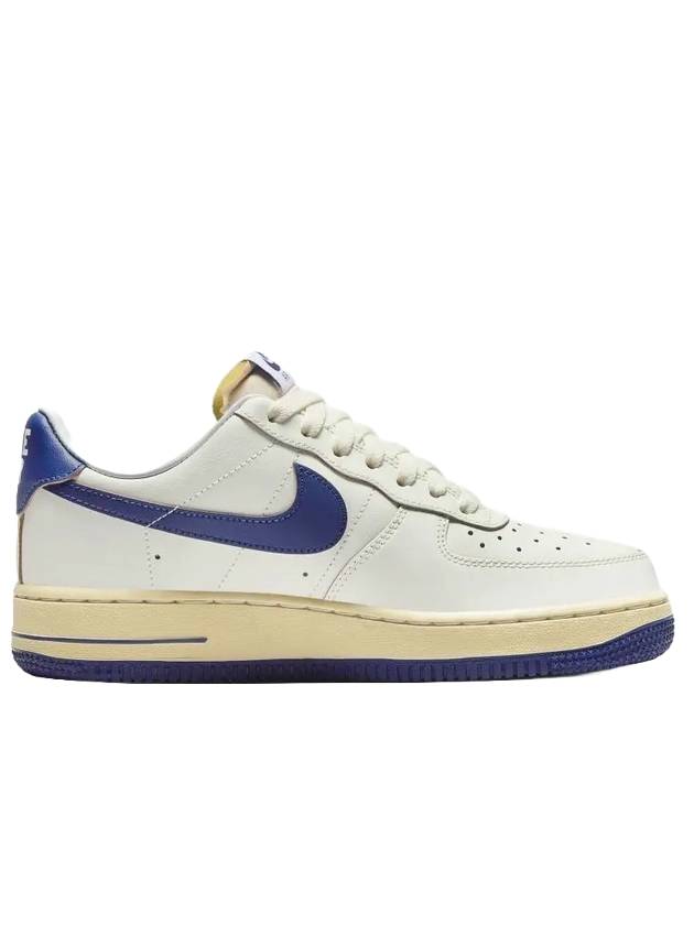 Nike Air Force 1 07 Low Top Sneakers Royal Blue Pale Vanilla - NIKE - BALAAN 1