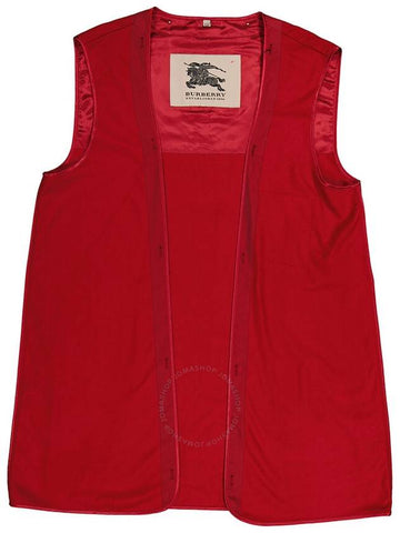 Burberry Parade Red Westminster Vest Warmer, Brand Size 58 (US Size 48) - BURBERRY - BALAAN 1