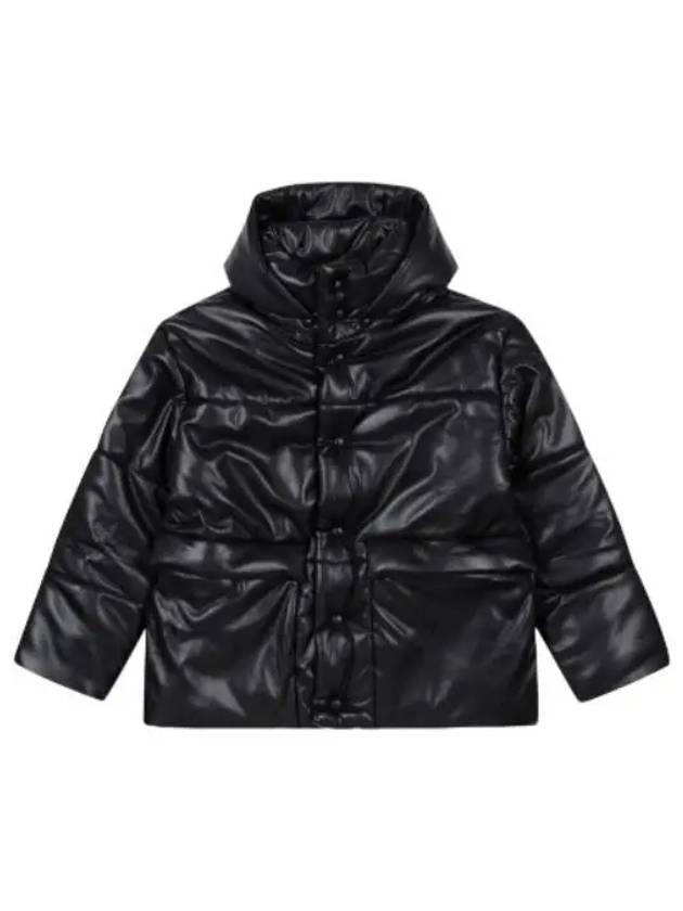 Nanushka Vegan Leather Puffer Padding Black - NANUSHKA - BALAAN 1