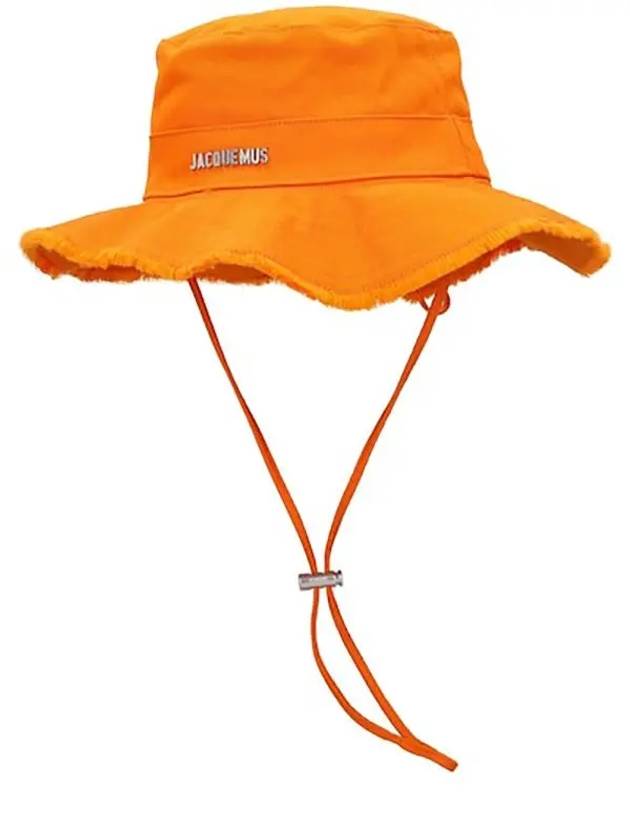 Le Bob Artichaut Cotton Bucket Hat Orange - JACQUEMUS - BALAAN 6