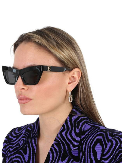 Burberry Dark Grey Cat Eye Ladies Sunglasses BE4405F 300187 51 - BURBERRY - BALAAN 2