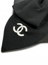 Logo Ribbon Barrette Black Hair Accessories Pin AA9731 - CHANEL - BALAAN 2