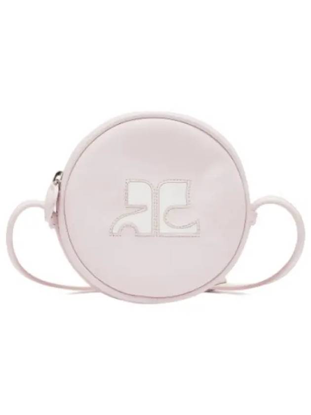 Courr ges Re Edition Circle Shoulder Bag Pale Pink Crossbody - COURREGES - BALAAN 1