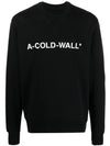 Essential Logo Crew Sweatshirt Black - A-COLD-WALL - BALAAN 1