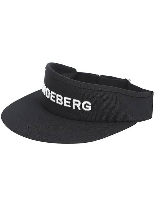 Viktor Embroidered Logo Visor Black - J.LINDEBERG - BALAAN 3